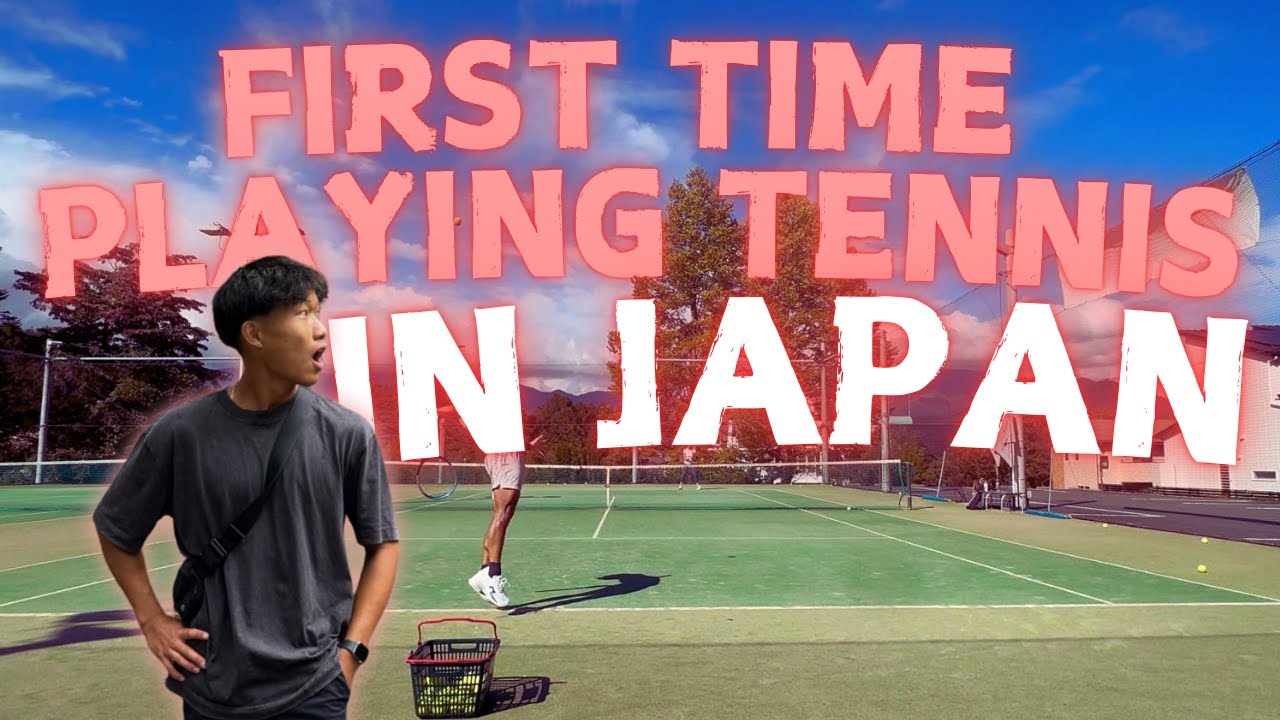 Мой первый опыт игры в теннис в Японии🇯🇵