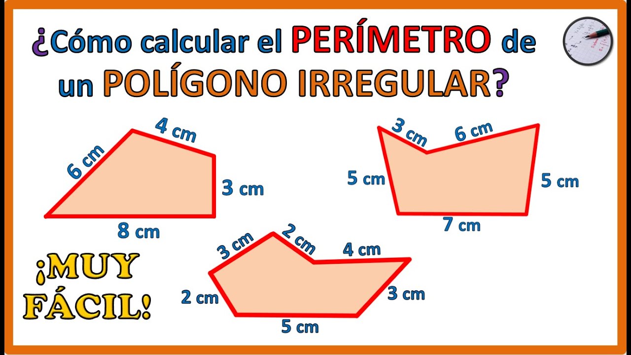 PERÍMETRO de un POLÍGONO IRREGULAR | SUPER FÁCIL 🤩