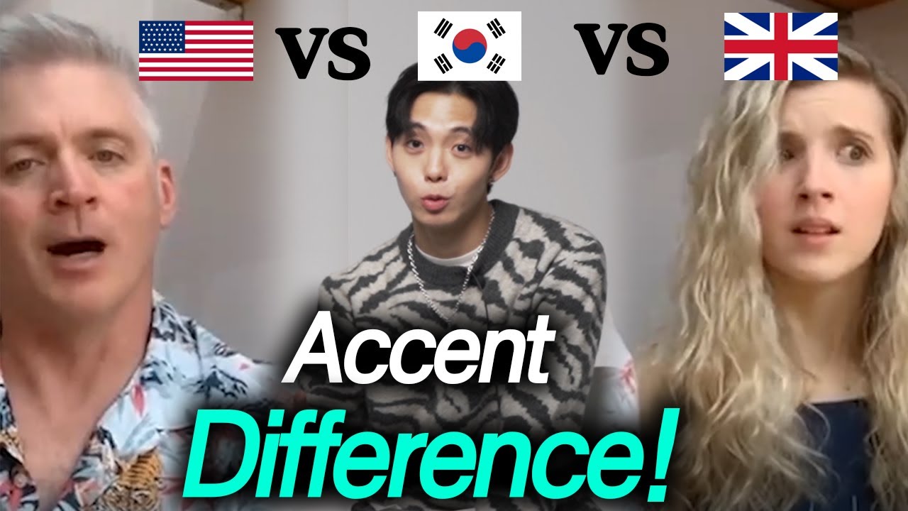 Koreans React to U.S vs U.K Accent Difference!