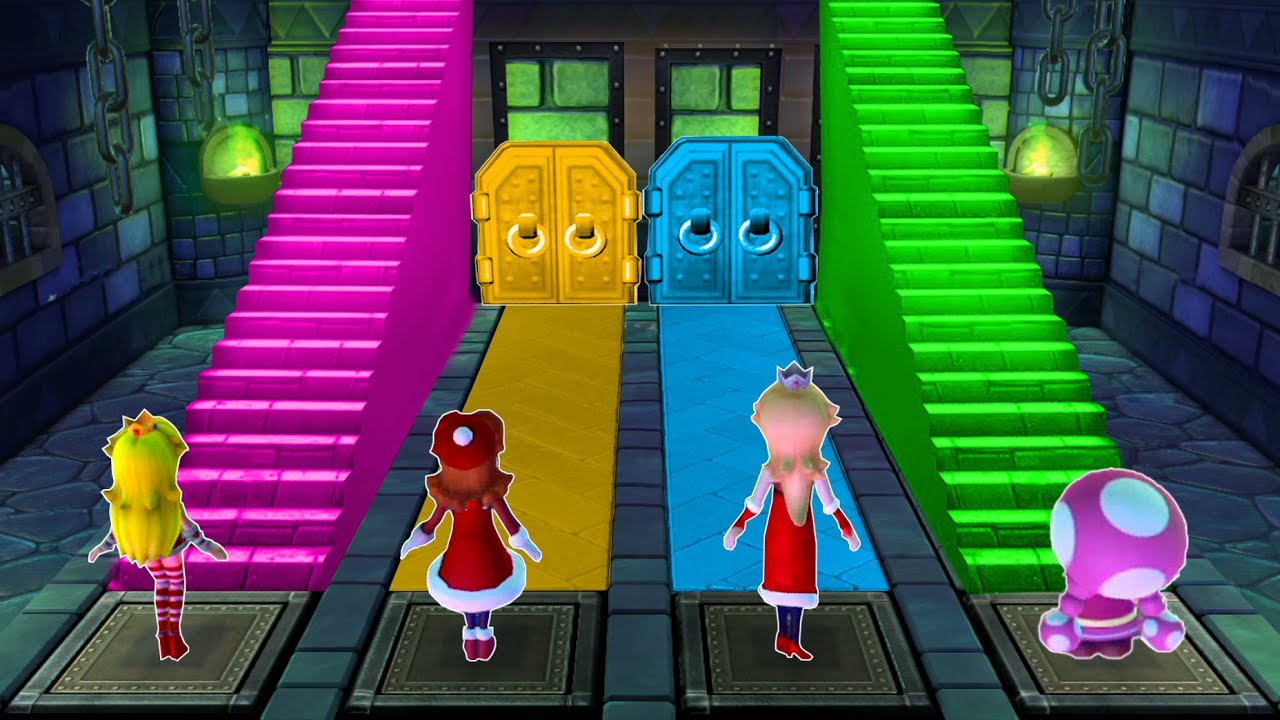 【マリオパーティ10】ミニゲームコレクション ピーチVsデイジーVsロゼッタVsキノピコ(最強CPU｢たつじん」)