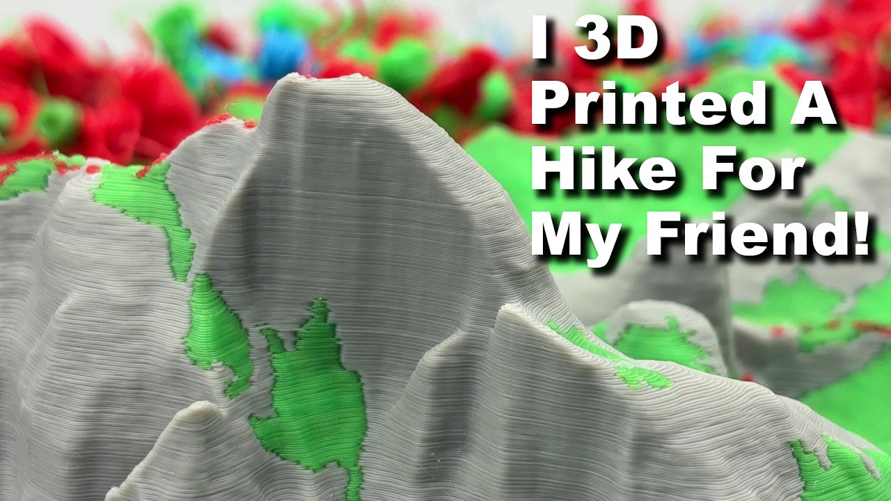 3D-модель маршрута восхождения на вершину Хаф-Доум в долине Йосемити!