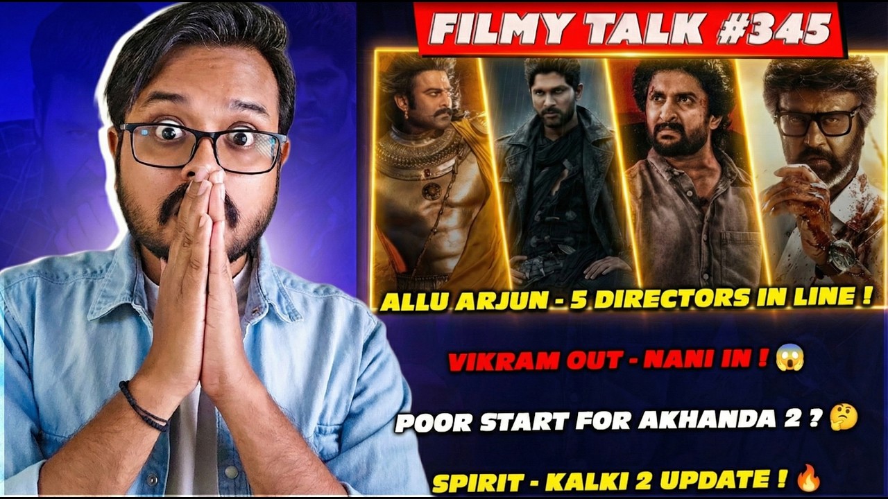 Allu Arjun - Line Up😲 | SPIRIT | Kalki 2 | Sankar's NEXT | Drishyam 3 Record Deal🔥 |Filmy Talk #345