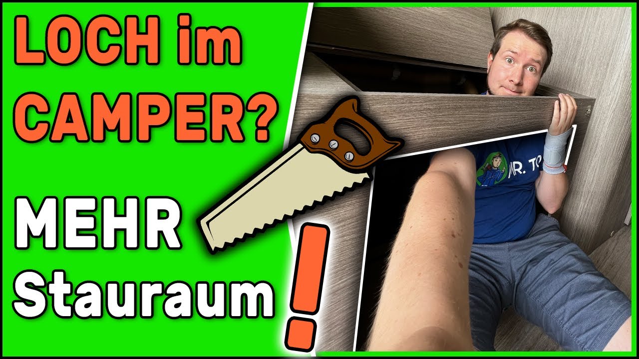 SO schaffe ich MEHR STAURAUM im Challenger V114! 📦 Heckgarage erweitern im Wohnmobil! Camper Ausbau