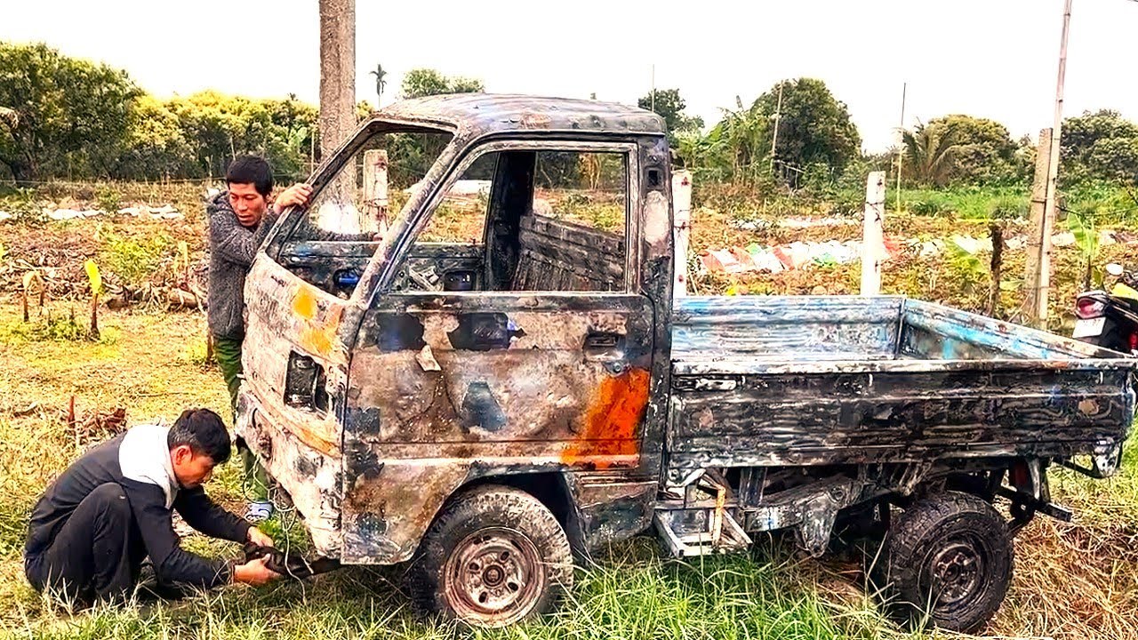 💡 Mechanical genius restores SUZUKI truck in 90 days without stopping // Complete restoration