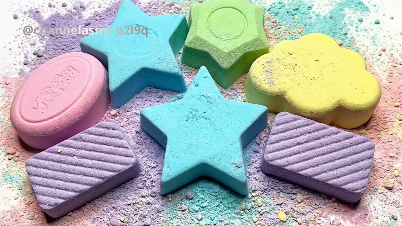 ASMR soap crumbling  