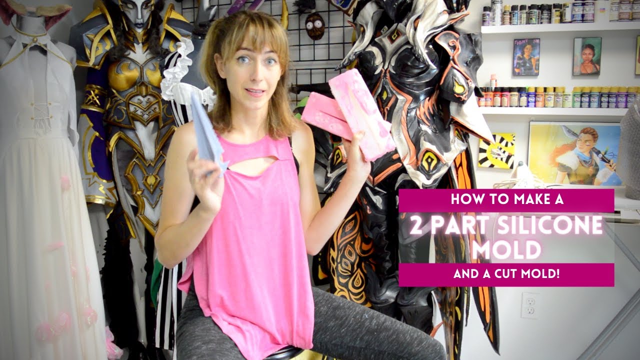 How to Make a 2 Part Silicone Mold (and a Cut Mold!)