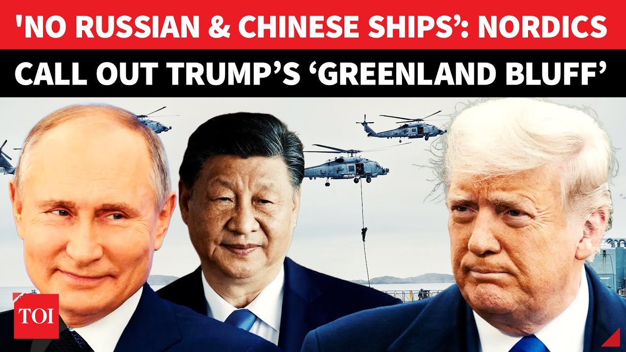 Putin & Xi ‘LAUGH’ At Trump As Nordics Reject ‘Russia, China Threat To Greenland’ Claims | Watch