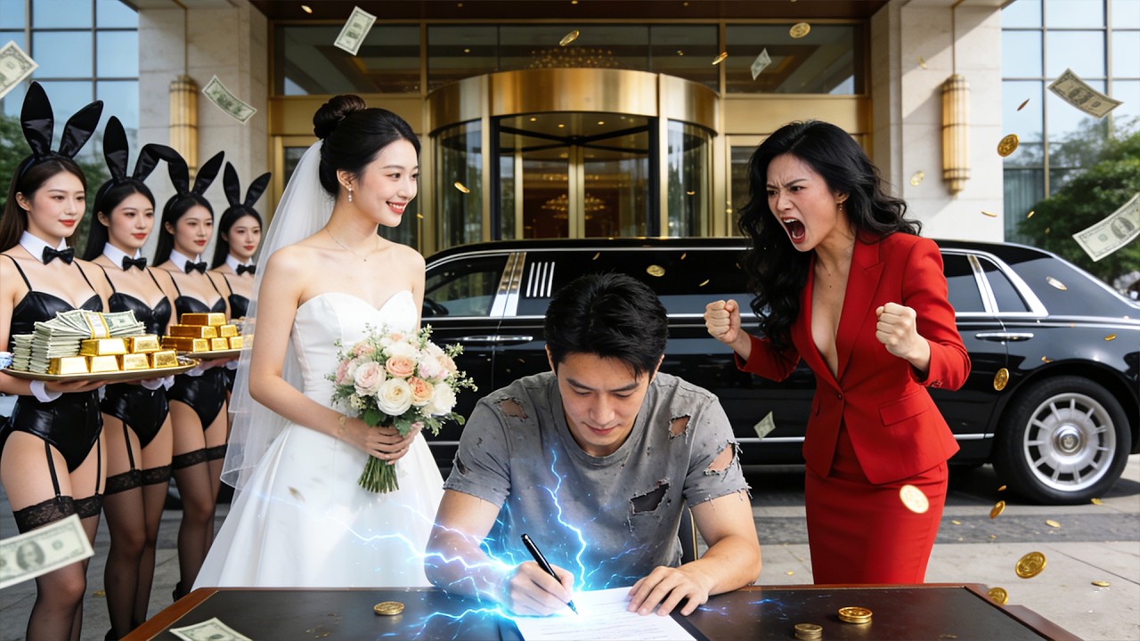 拜金妻子出軌隔壁老王，他笑著簽下離婚書後亮出首富身份，轉身迎娶愛他的女CEO