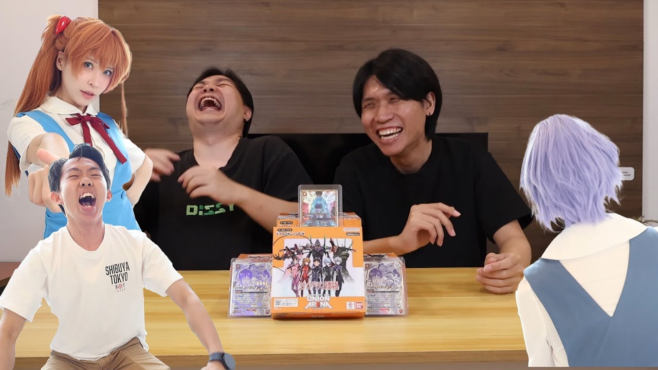 开箱Union Arena Evangelion，目标Asuka爆衣版！不要来男人Please！