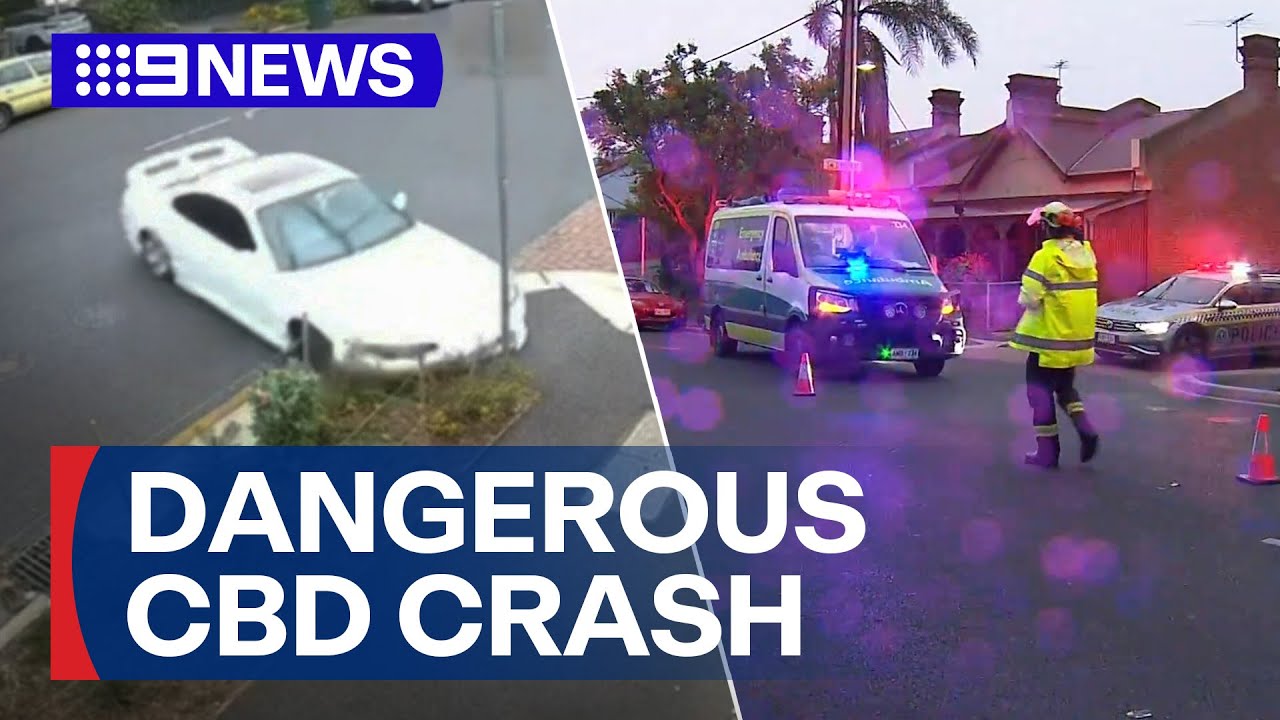 Dangerous CBD crash prompts calls for speed zone revamp | 9 News Australia