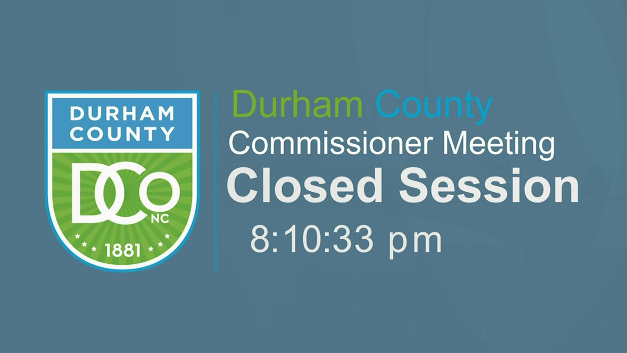 Durham BOCC Regular Session January 12, 2026