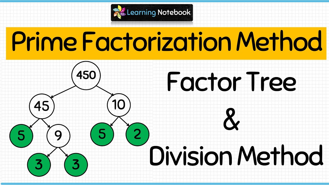 Prime Factorization by factor tree