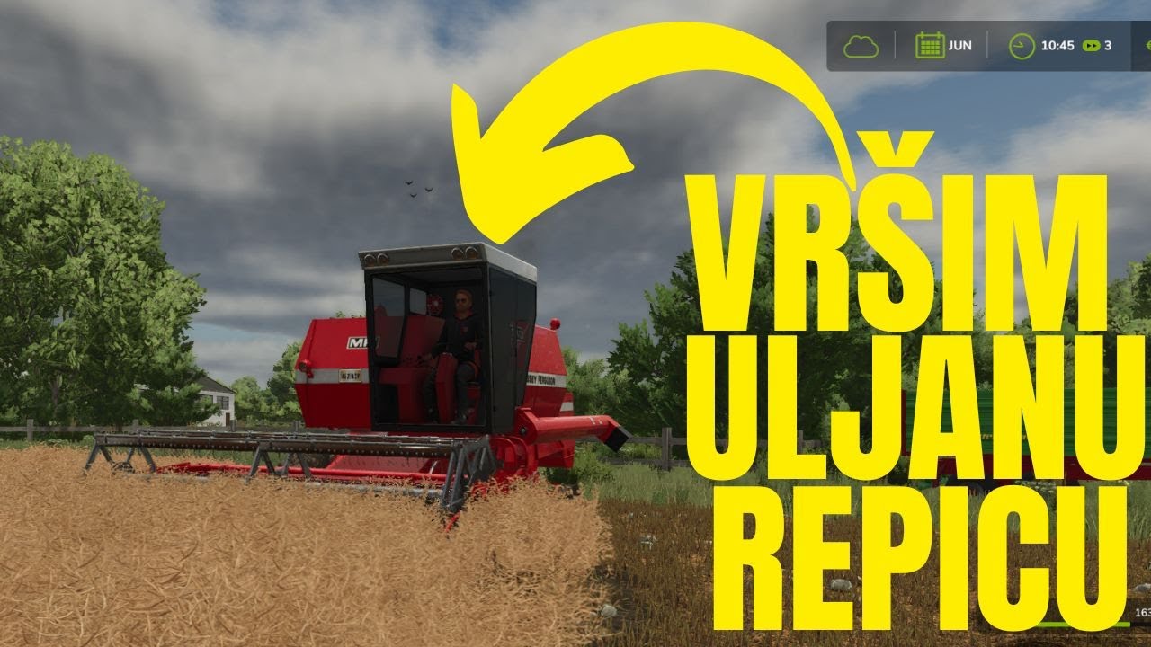 Vrša uljane repice | Seoski zivot | Farming simulator 25 | epizoda 28