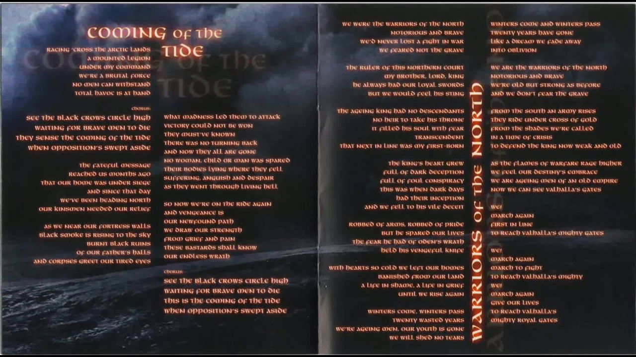 Amon Amarth - WARRIORS OF THE NORTH