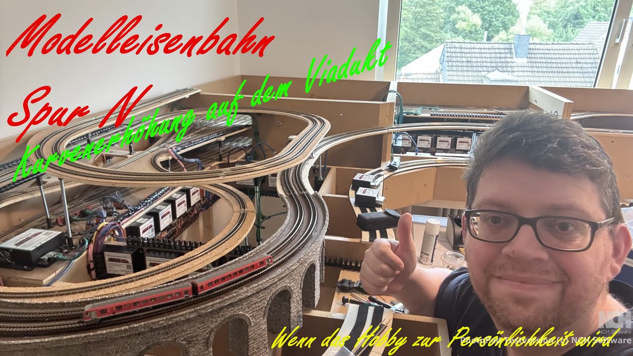 Modelleisenbahn Spur N Viadukt Kurvenerhöhung Gleise liegen wenn das Hobby zur Persönlichkeit wird