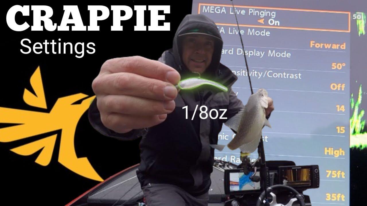 MEGA Live Settings for Crappie Jigs