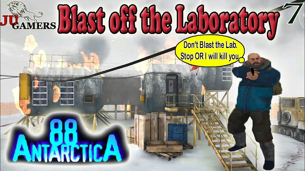MISSION: DESTROY LABORATORY(End Of Research-Centre) |Antarctica 88: Survival Horror Game | JU GAMERS