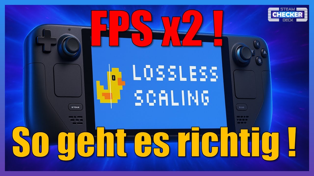 Lossless Scaling macht dein Steam Deck ZU KRASS! 🤯 2× mehr FPS!