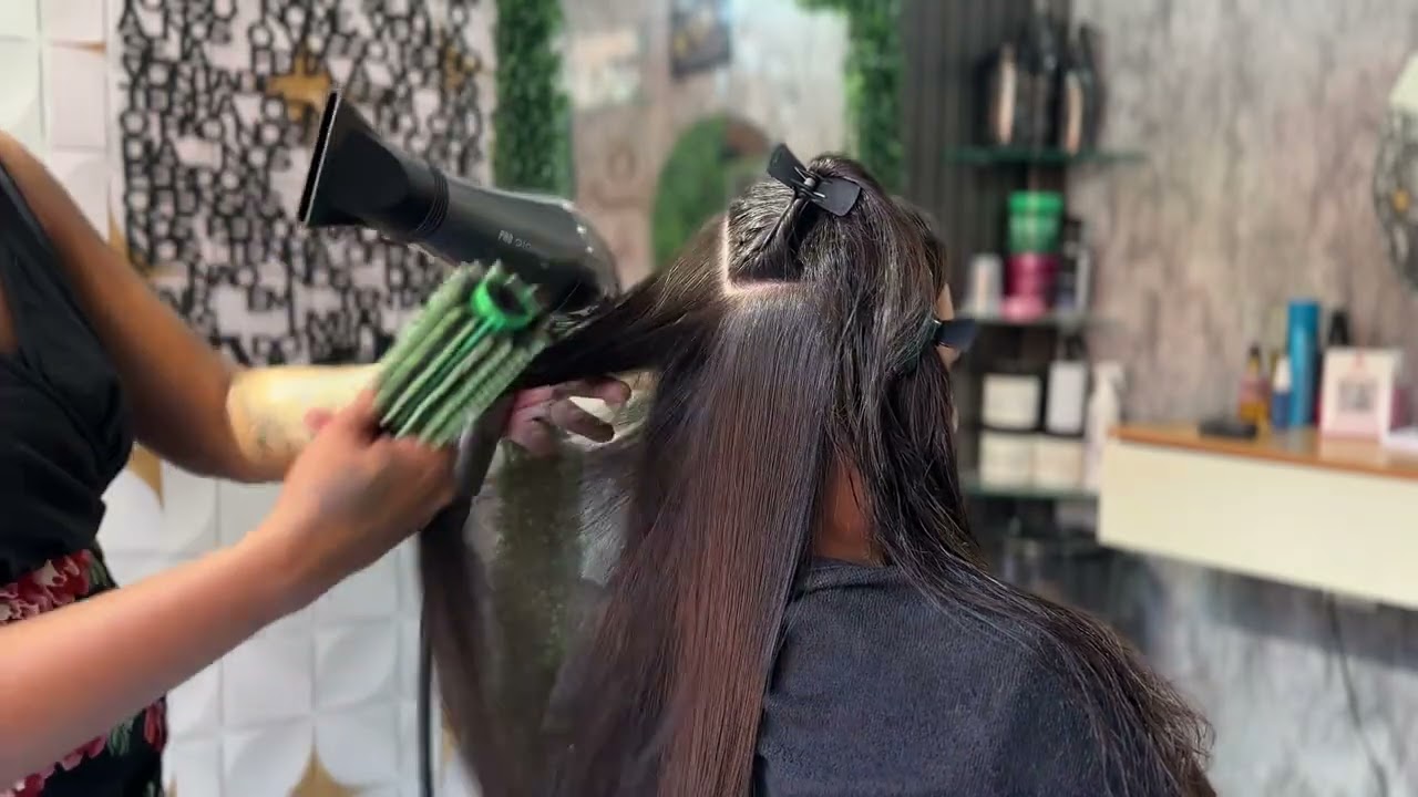 ALISEI UM CABELO COM BOTOX PROHALL - passo a passo iniciante #cabeleireiros #salãodebeleza