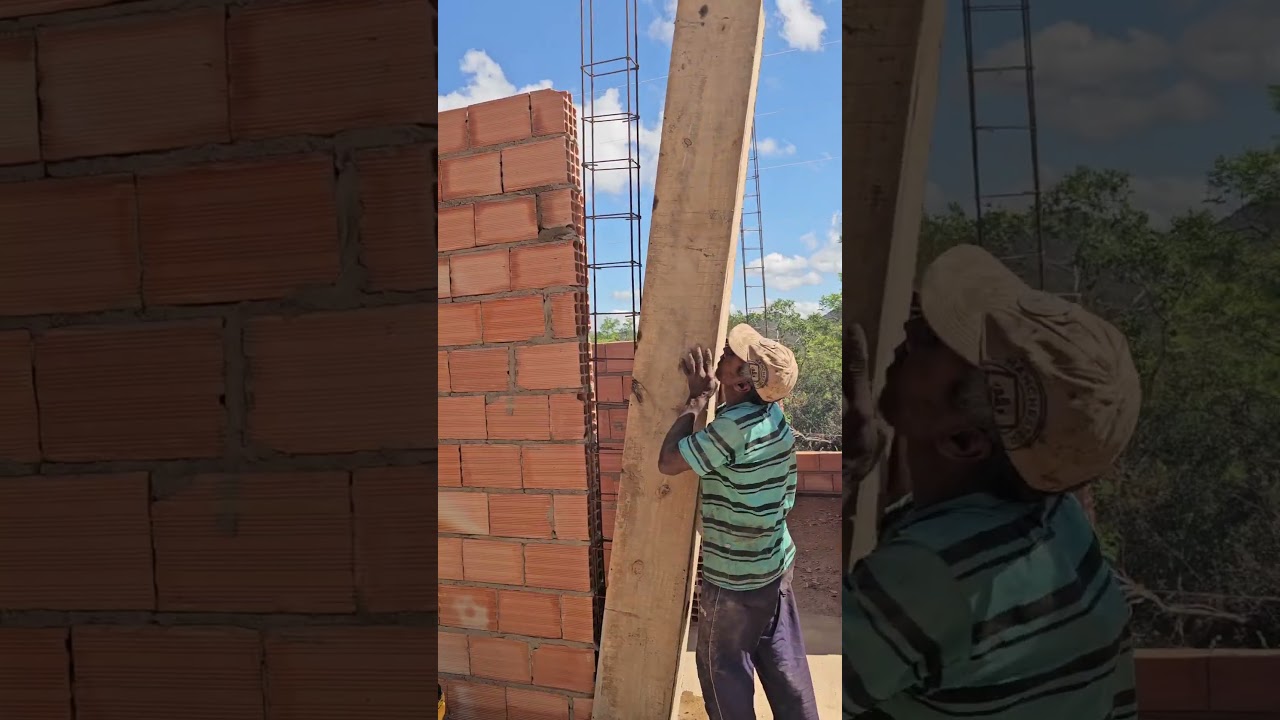 como fazer uma coluna do jeito f&aacute;cil passo a passo #pedreiro #constru&ccedil;&atilde;o #obra #reforma