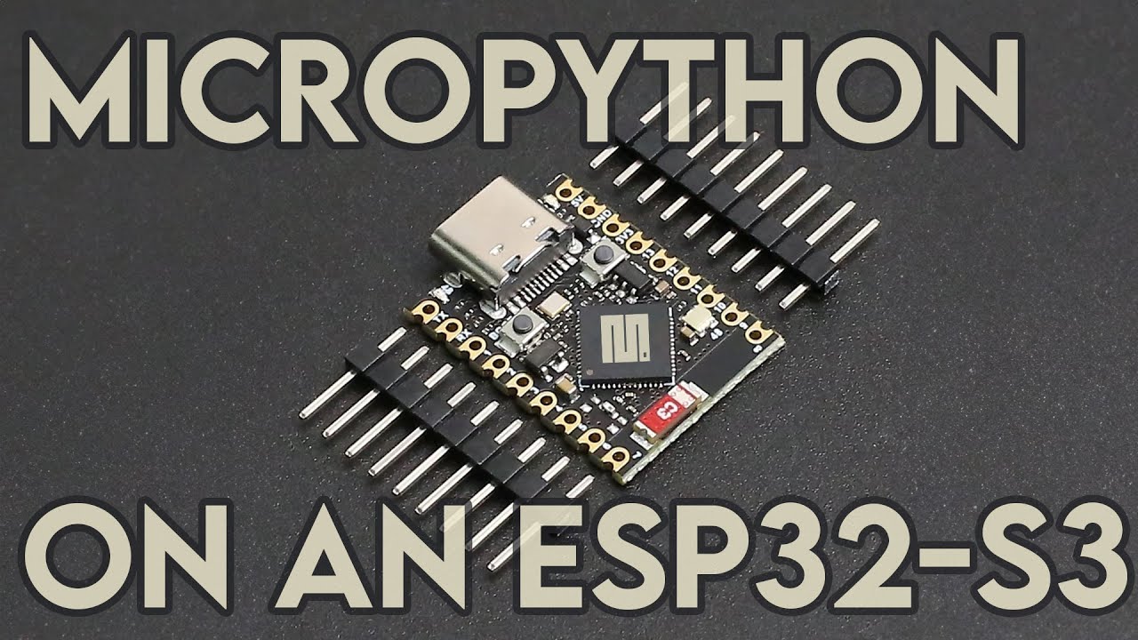 Getting Micropython to Run on an ESP32-S3 Supermini - octal SPIRAM  #micropython #esp32