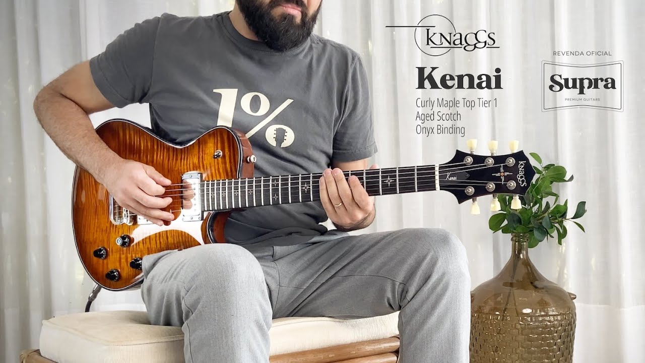 Supra Premium Guitars - Knaggs Kenai T1 Aged Scotch Onyx Binding