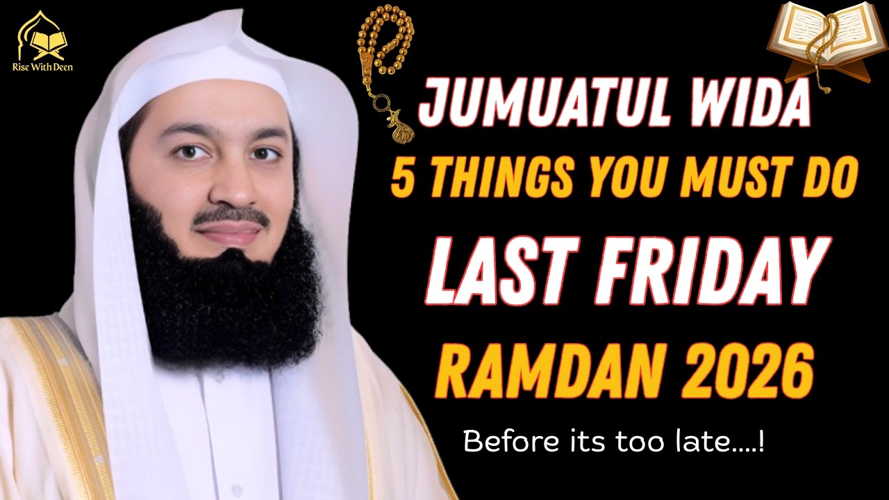 5 Things You Must Do Before Maghrib | Last Friday Ramadan 2026! | Islamic Motivation | #muftimenk