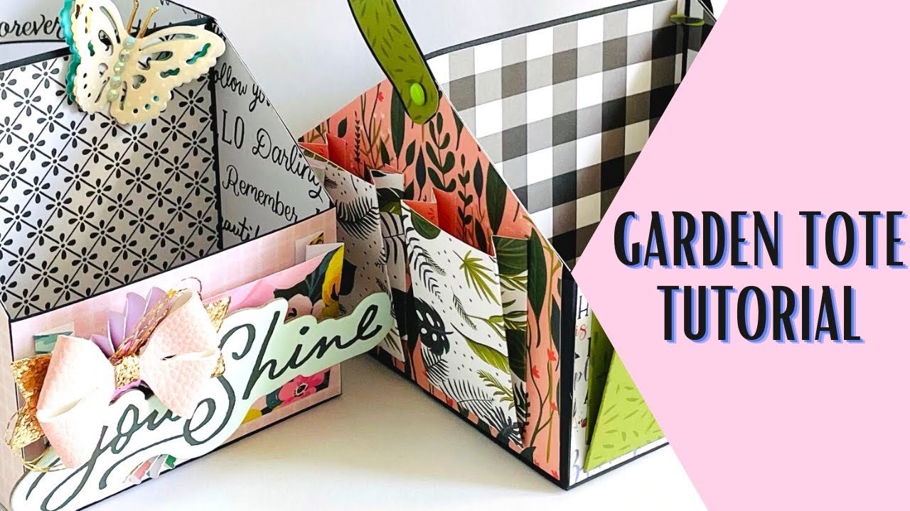 Garden Tote Tutorial| Tote Bag| Happy Mail Packaging Idea