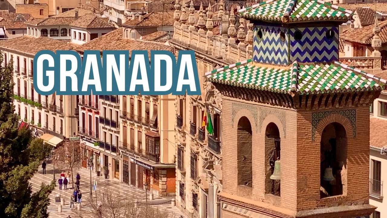🇪🇸 Granada en 4K: Un paseo con vistas secretas desde las alturas. ¡Te sorprenderá!🏡✨
