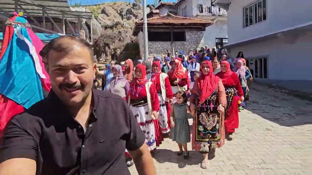 DEMİRCİ'nin ÖREN KÖYÜNDE ELİF KARATAŞ'IN GELİN ÇIKIMINDAN GÖRÜNTÜLER 06-09-2025 