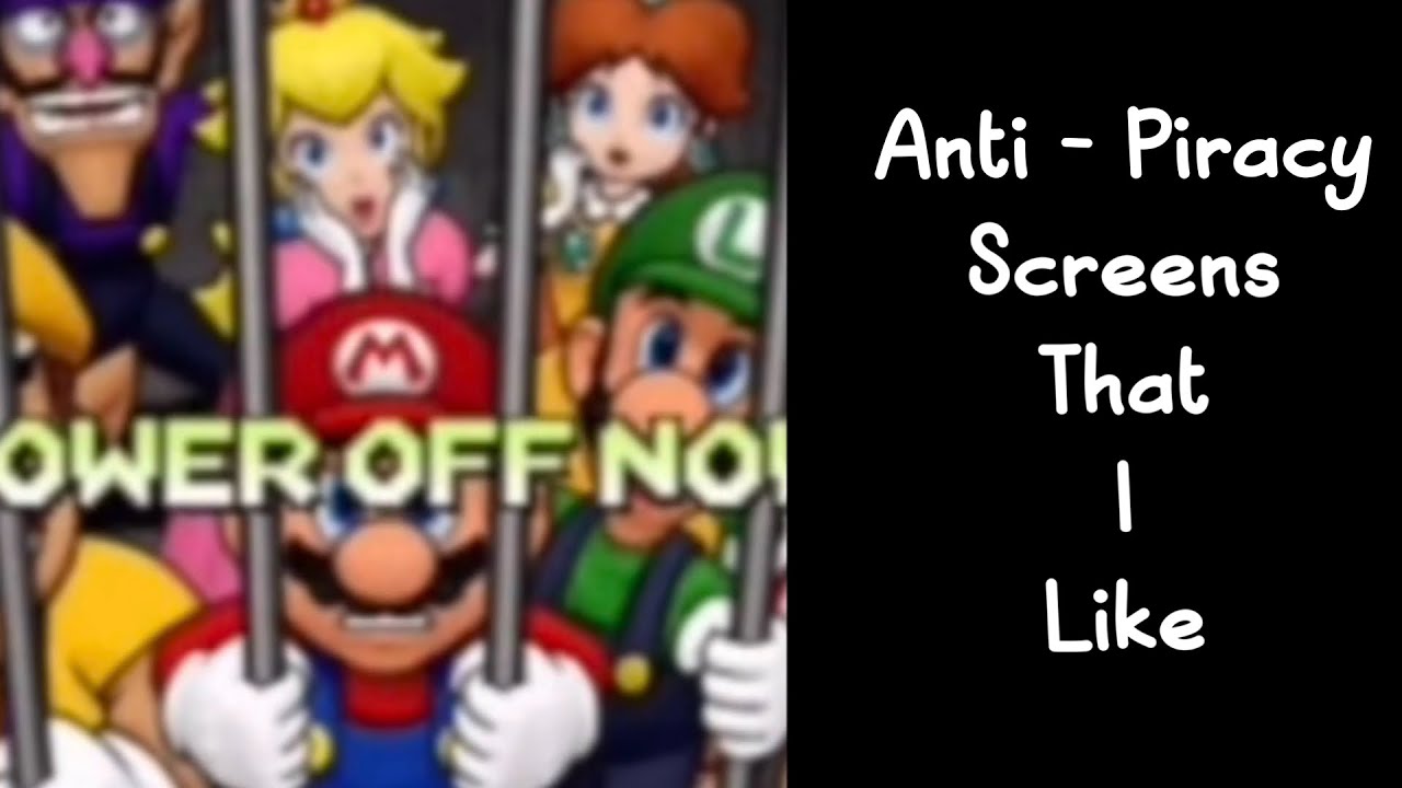 Anti-Piracy Screens That I Like