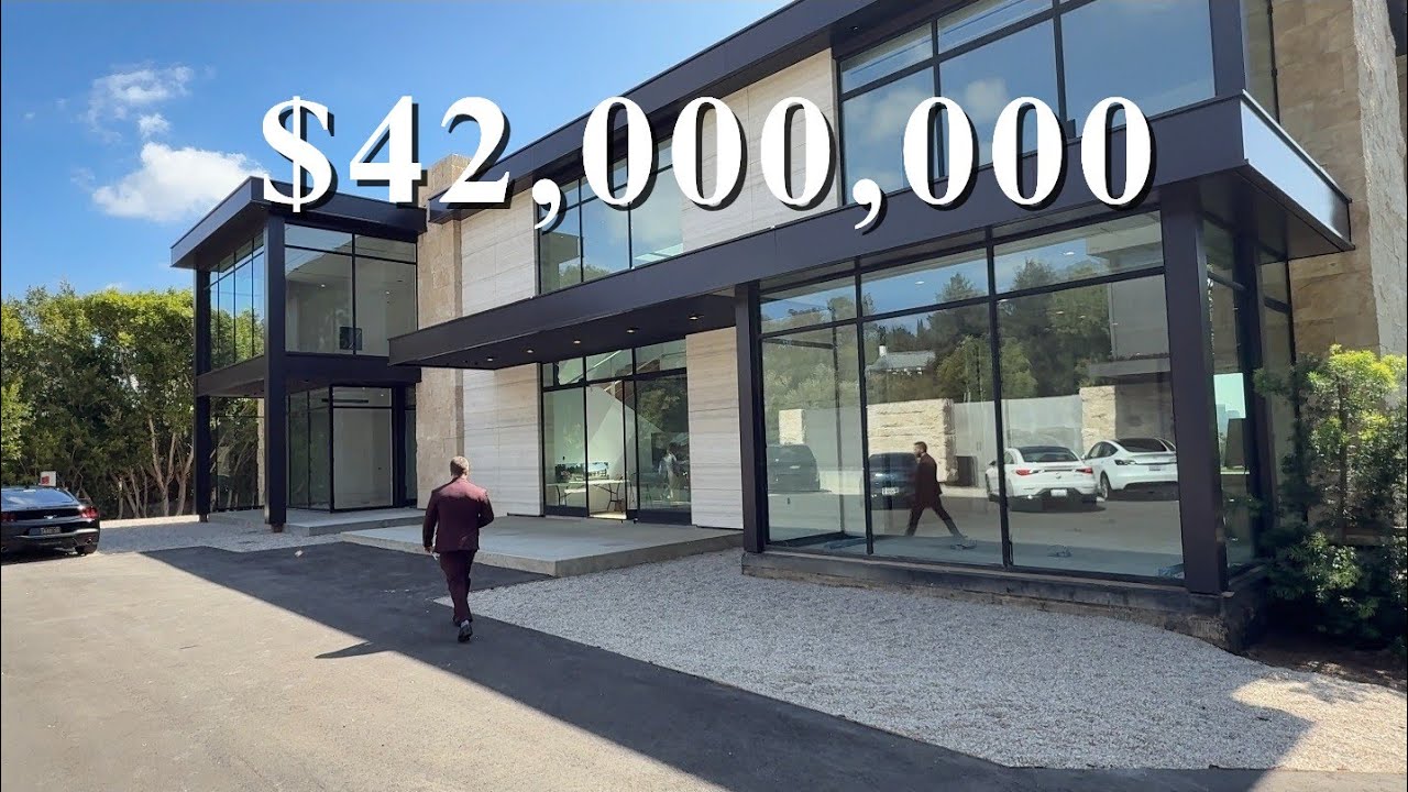 Touring an Unfinished $42 Million Mansion in Beverly Hills!