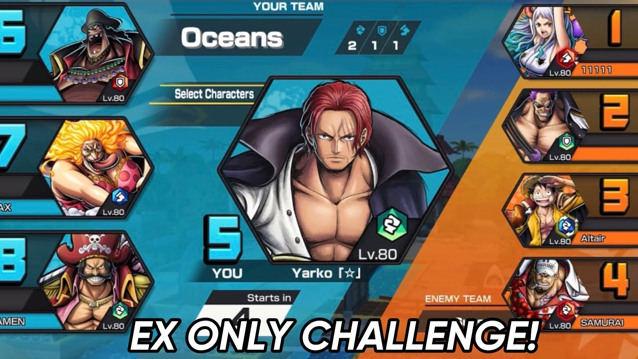 EX CHARACTERS CHALLENGE BATTLE GAMEPLAY! IN OPBR | One Piece Bounty Rush