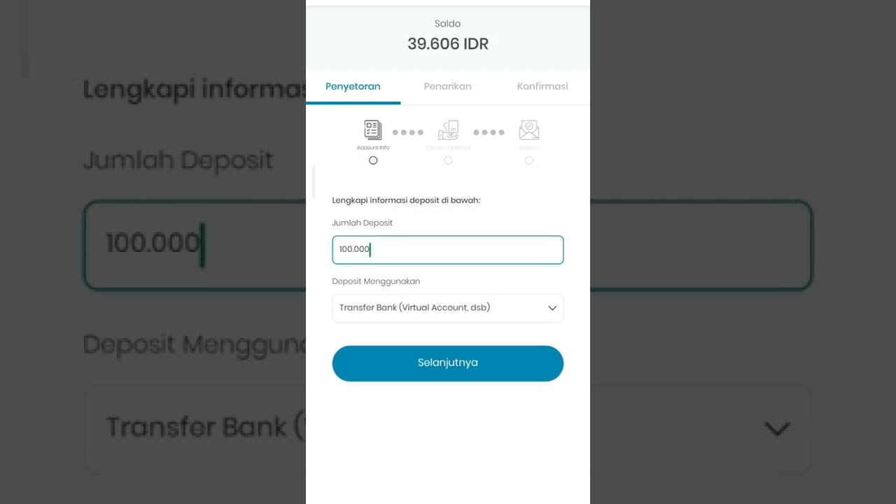 CARA DEPOSIT SALDO INDODAX