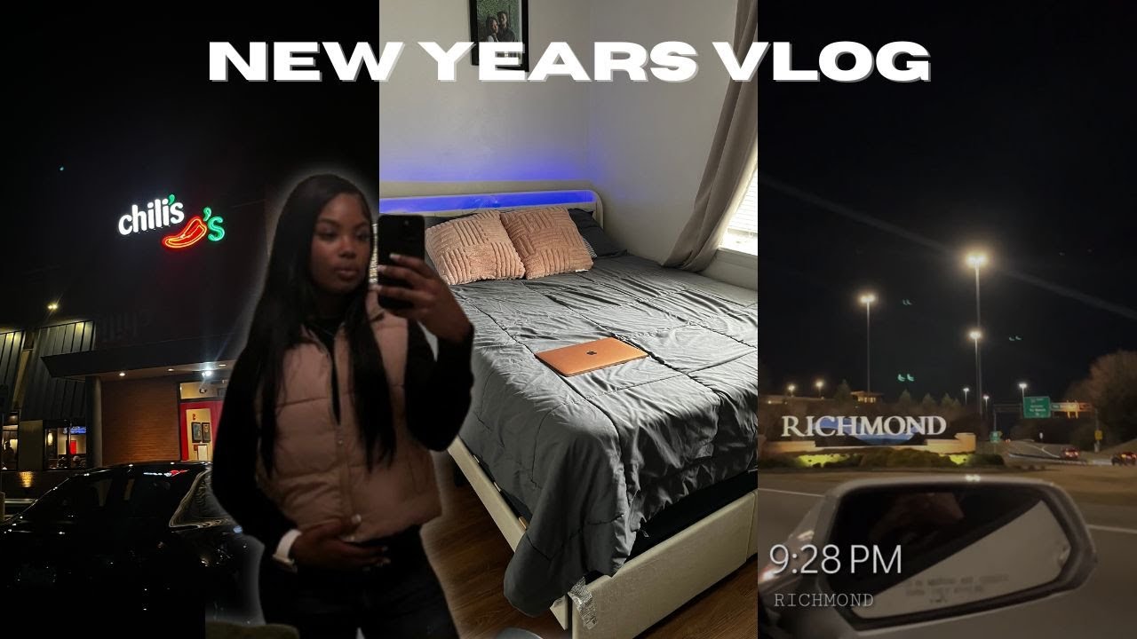 My first vlog of the year (taking hair out, coffee run, etc)