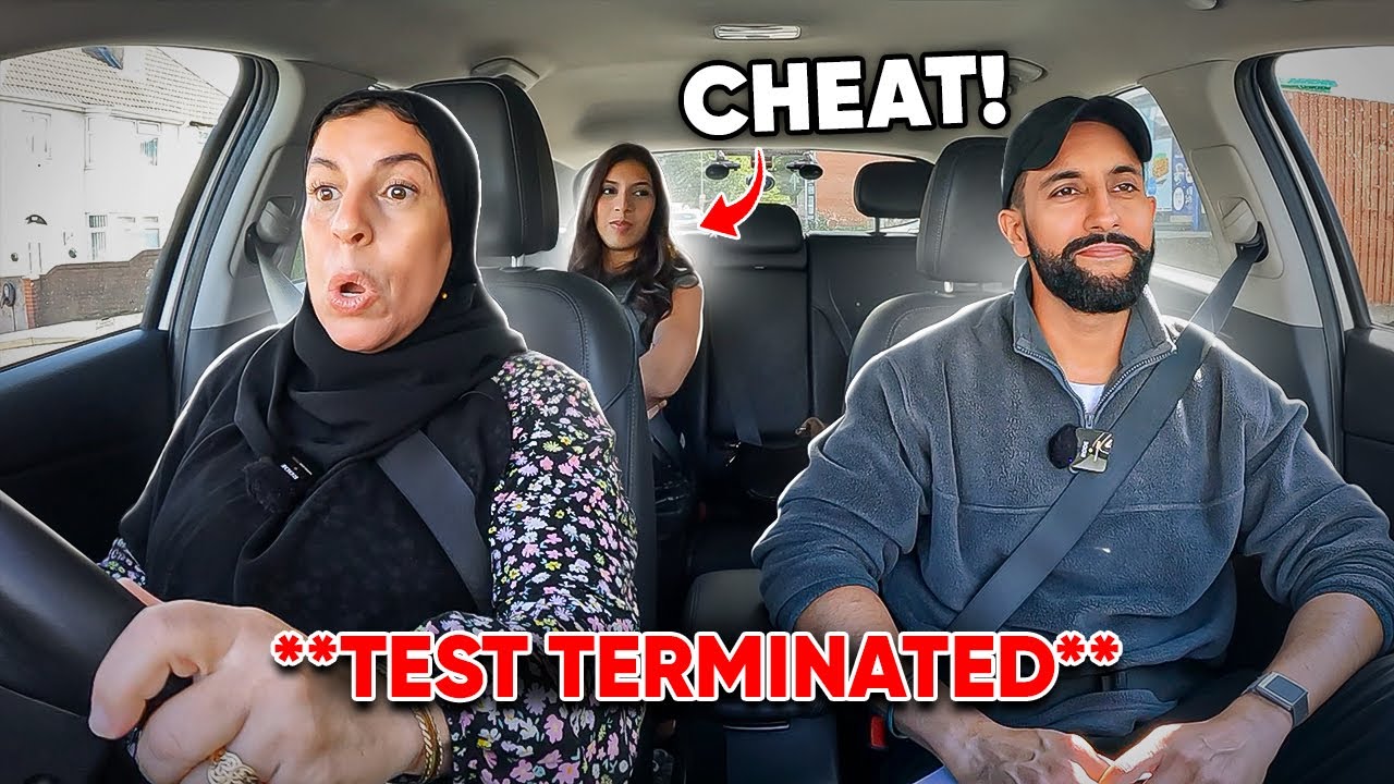 Mother and Daughter Caught CHEATING on Driving Test!
