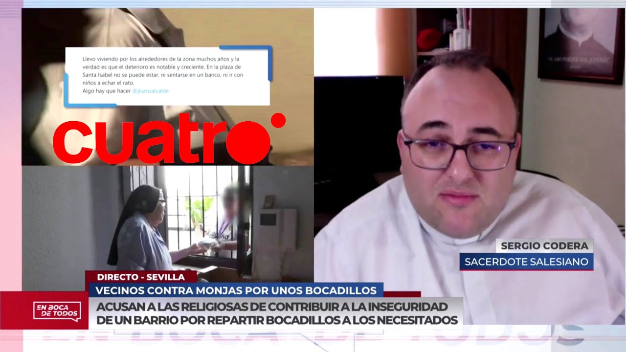 ¿APOROFOBIA EN SEVILLA? | En boca de todos | Padre Sergio Codera, SDB, en CUATRO TV