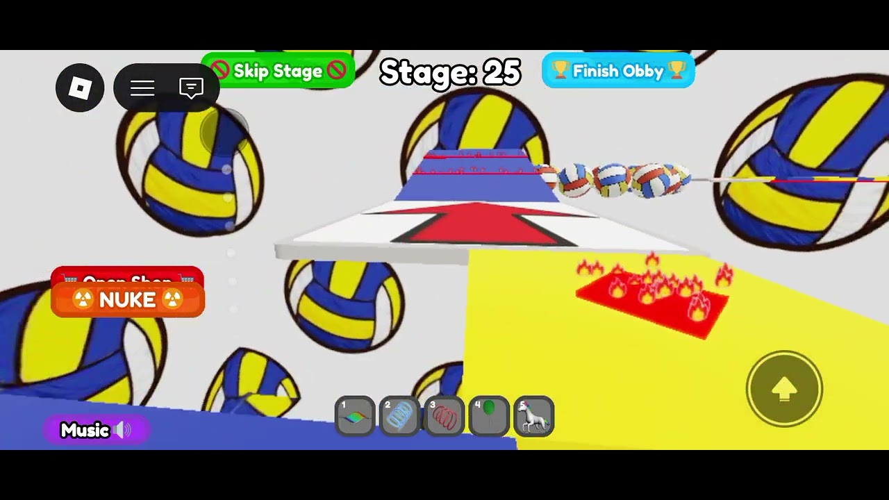 Volleyball Obby Roblox !