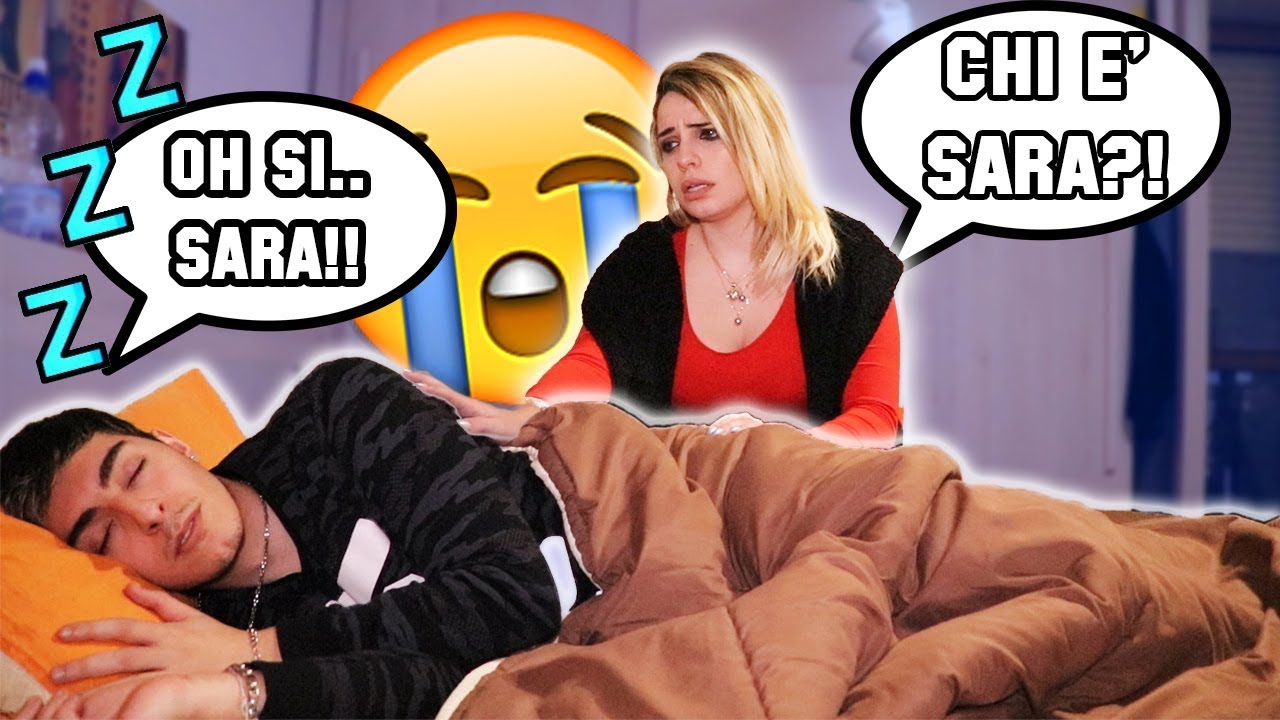 LA TRADISCO IN SOGNO E SI INFURIA! - SCHERZO CAPODANNO *GELOSA*