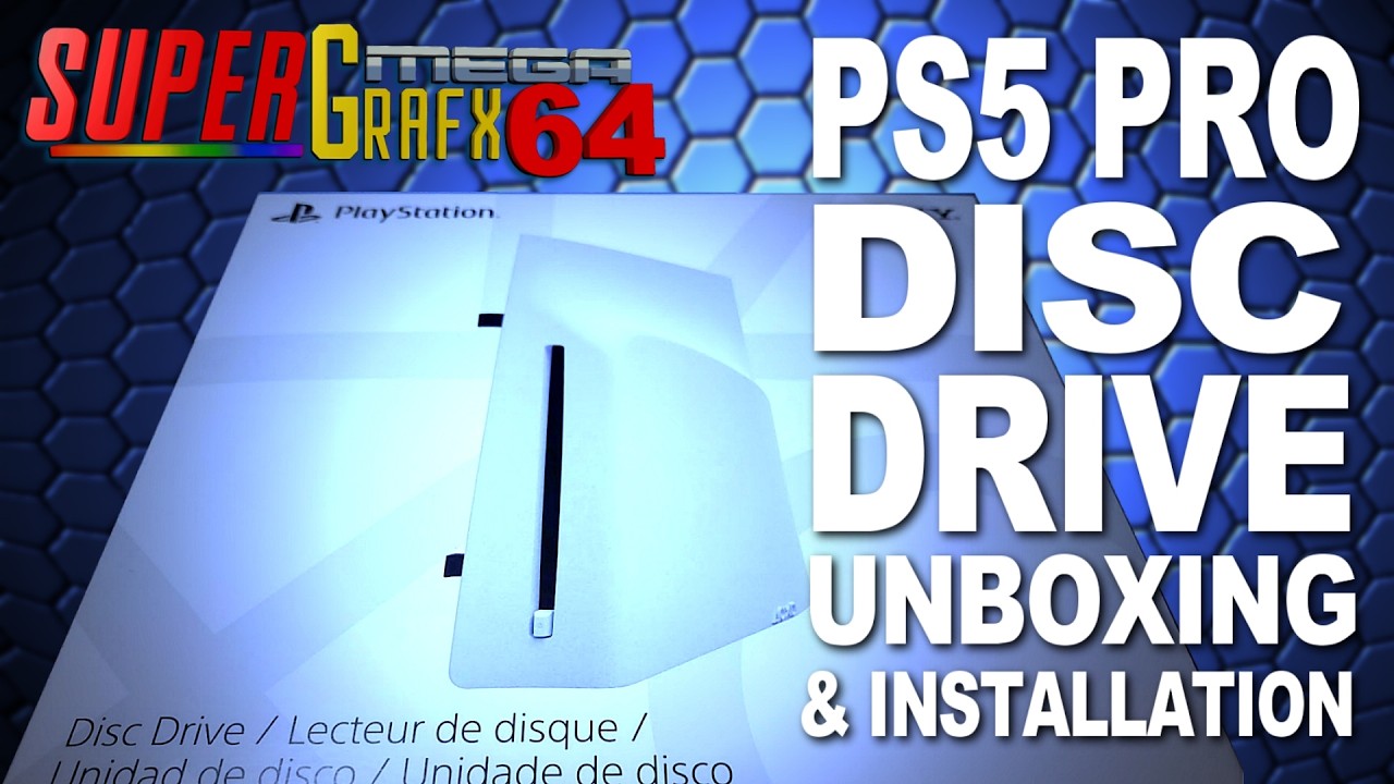 PlayStation 5 Pro Disc Drive Unbox and Install with Jump Scare