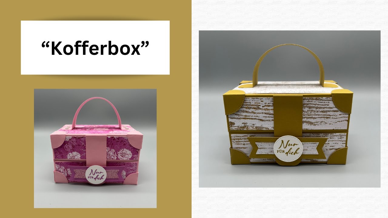 Kofferbox! Mit den Produkten von Stampin`UP!