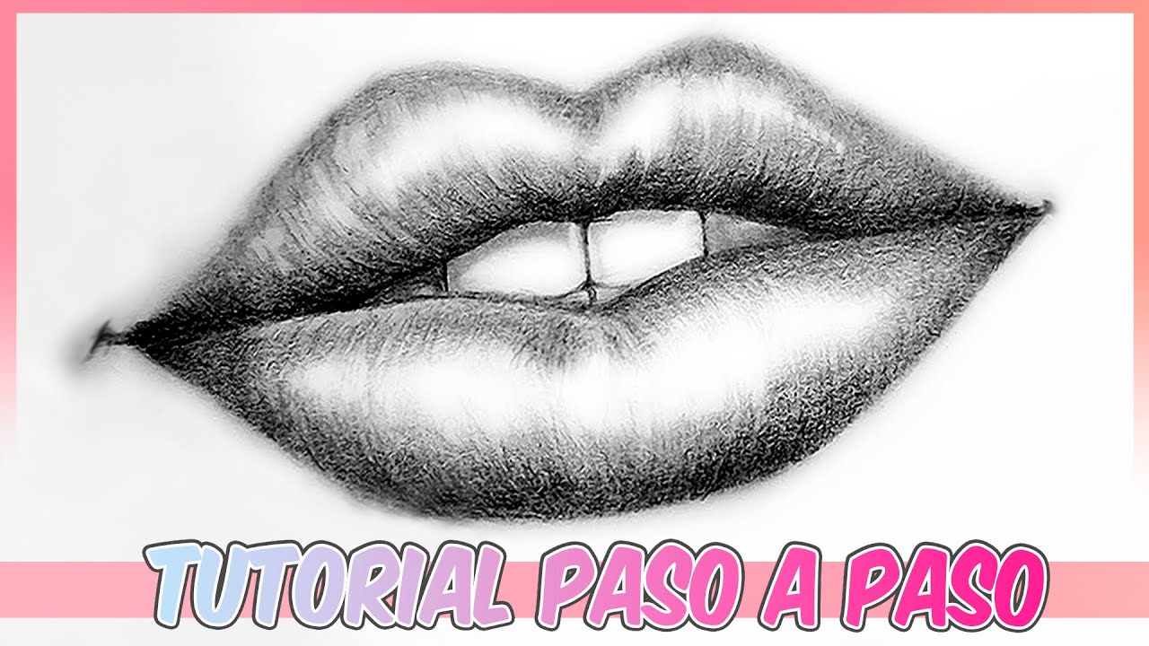 Como Dibujar una boca. Tutorial paso a paso