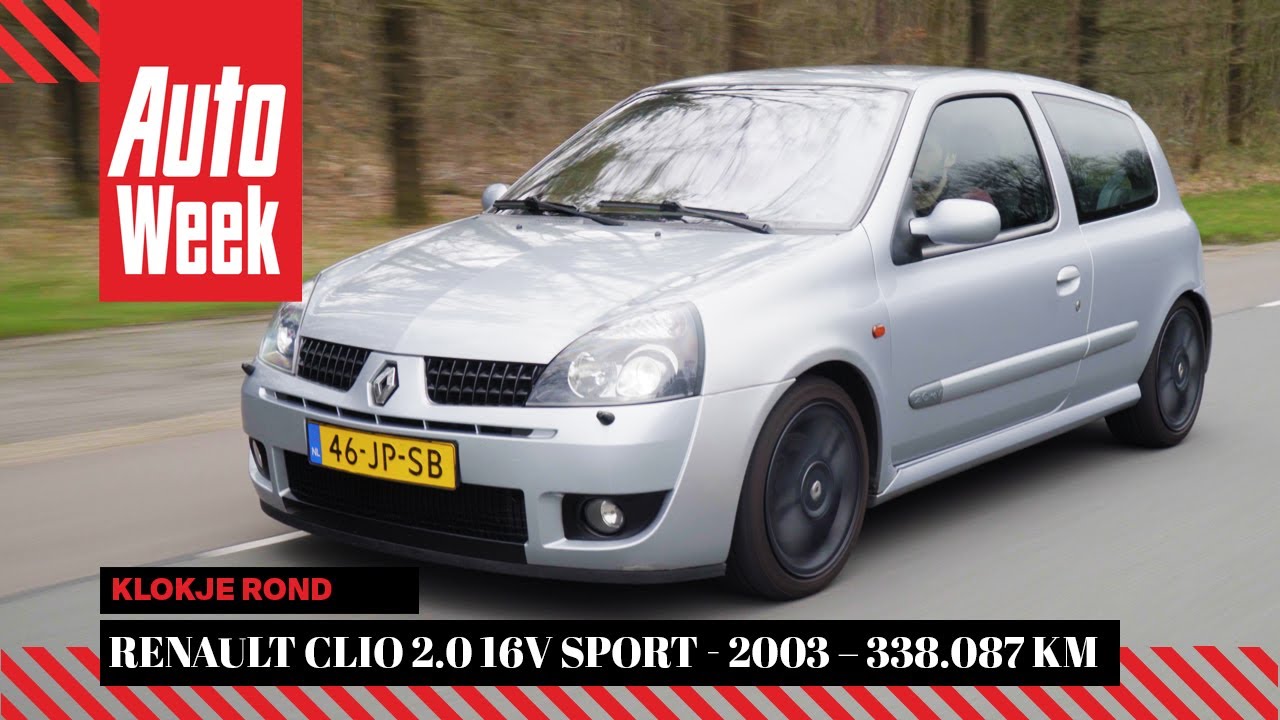 Renault Clio 2.0 16V Sport - 2003 &ndash; 338.087 km - Klokje Rond