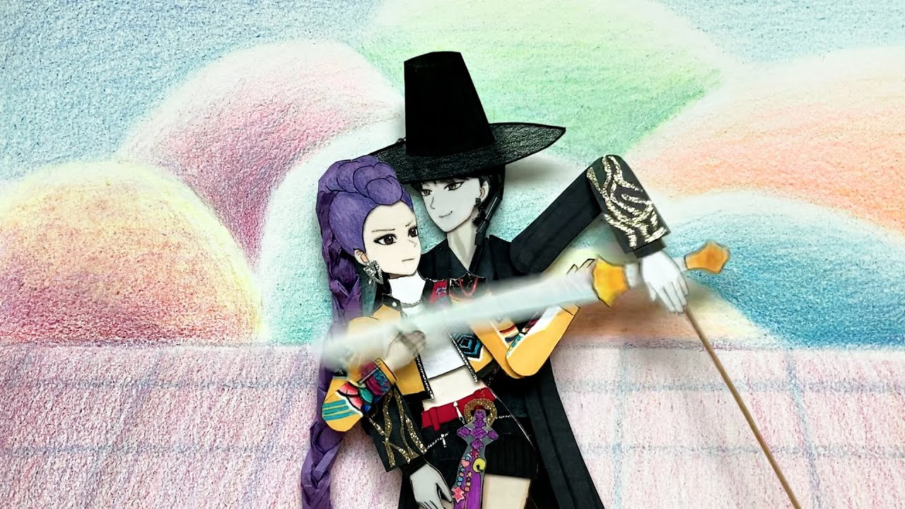 kpop demon hunters paperdoll 01 【 Rumi + Jinu】