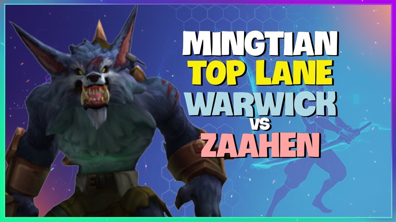 Rank 1 Warwick : This Dude is CRUSHING Zaahen in Challenger Elo