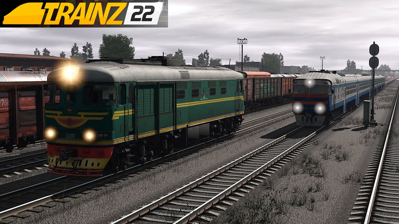 Подборка поездов | Train Compilation | Trainz Railroad Simulator 2022