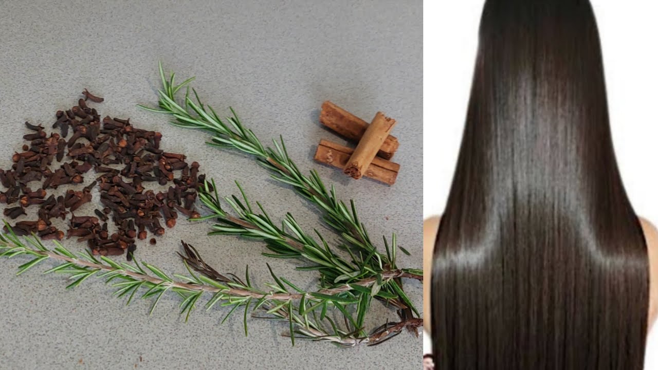 CÓMO HACER CRECER EL CABELLO  Y EVITAR LA CAÍDA DEL CABELLO/ROMERO, CLAVO DULCE Y CANELA