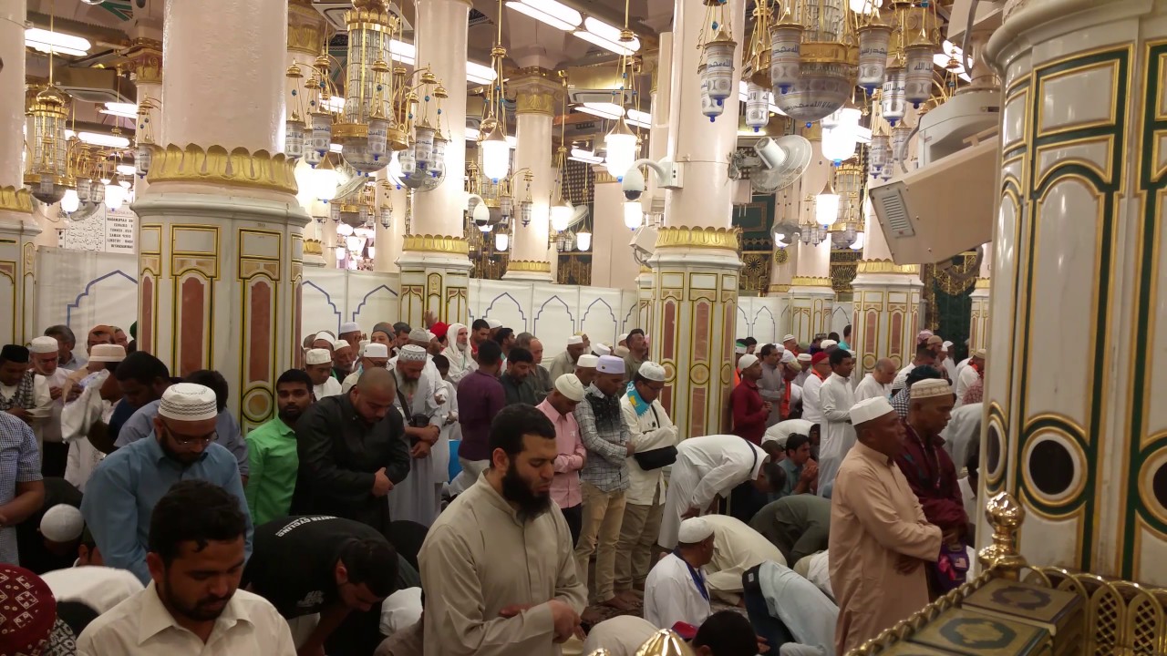 Ulazak u Rewdu u džamiji Allahovog poslanika u Medina.