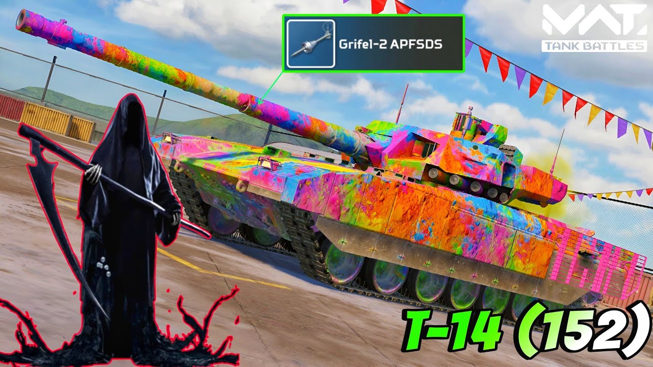 T-14 (152) - Tier 4 Brutal Monster 🔥 MWT :  TANK BATTLES 