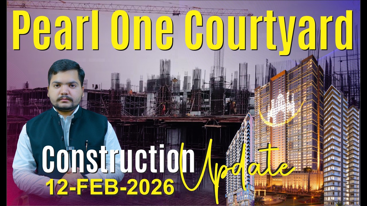 🏢 Pearl One Courtyard | Самое высокое жилое и коммерческое здание в Бахрия Таун, Лахор